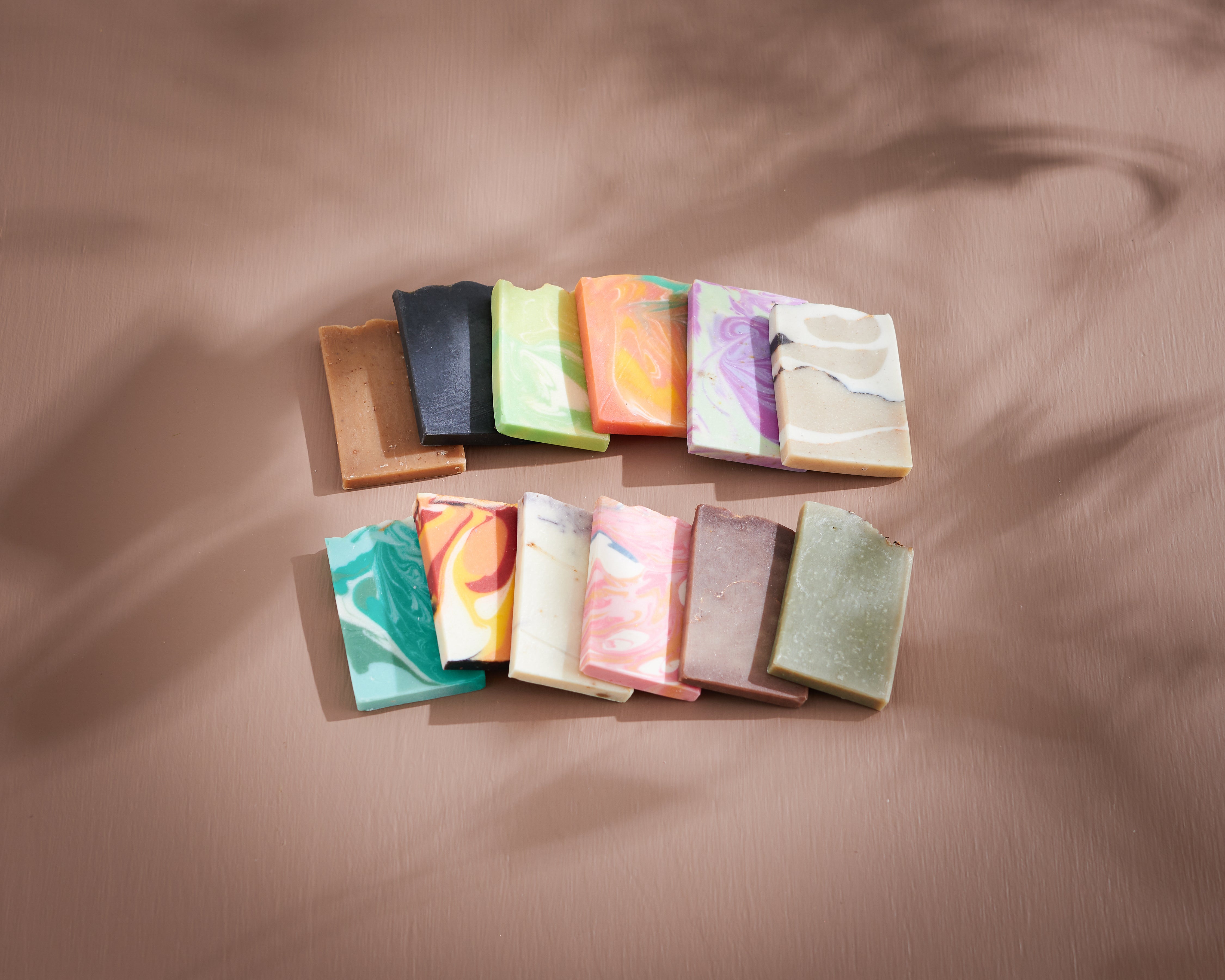 Stack of 4 soaps